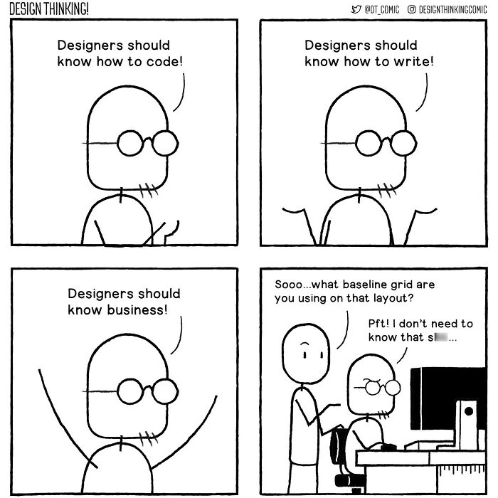 Artist Shows His Frustrations With His Design Career In Amusing Comics