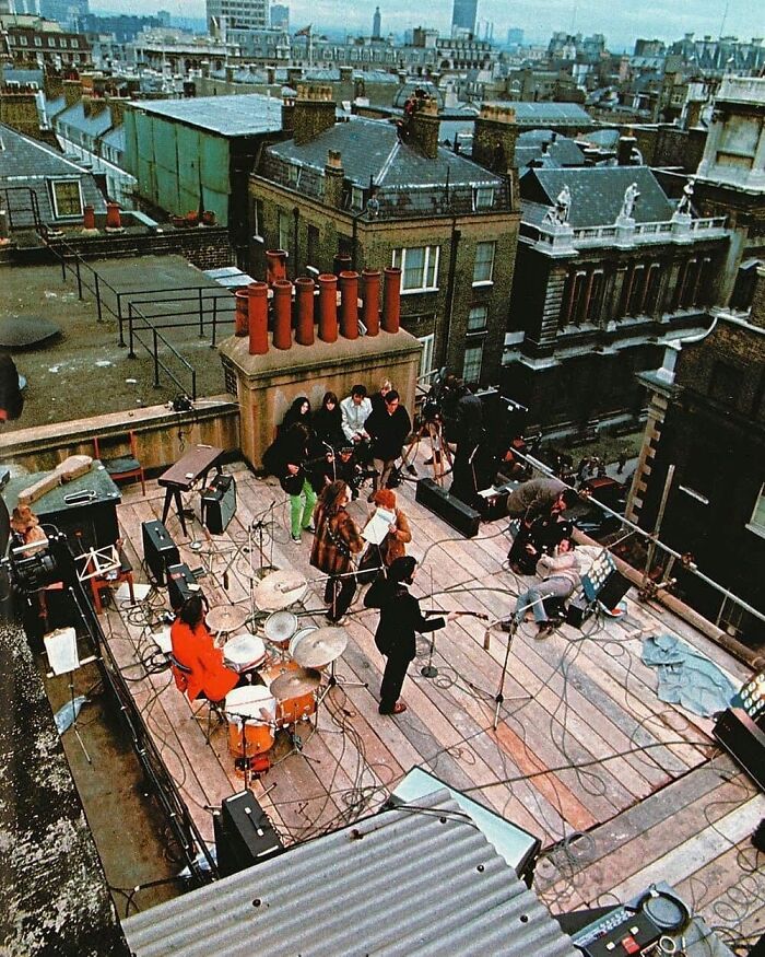 The Beatles' Rooftop Concert In 1969