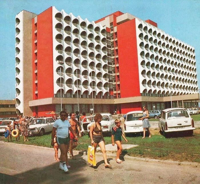 Ezüstpart Hotel Siófok, Hungary Built In 1978-1983 Architect: Ernő Tillai