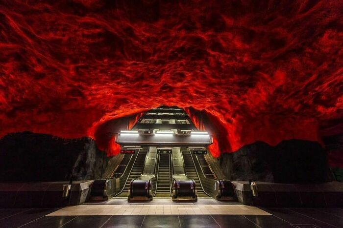 Solna Centrum Station, Stockholm, Sweden