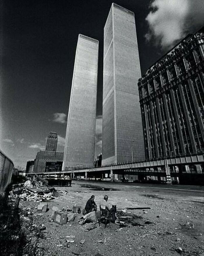 The World Trade Center In 1975, Photo By Jean-Pierre Laffont
