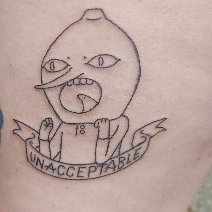 Funny Adventure Time Tattoo