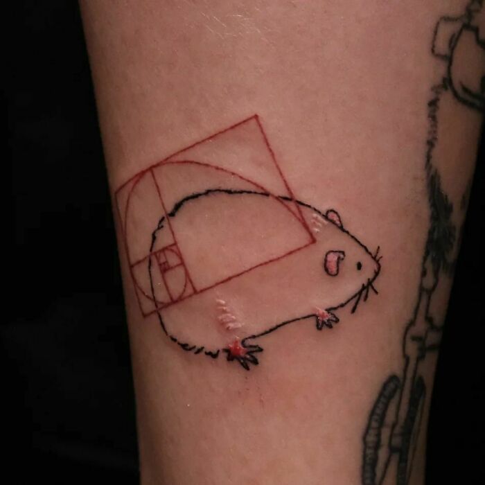 Funny Hamster Tattoo