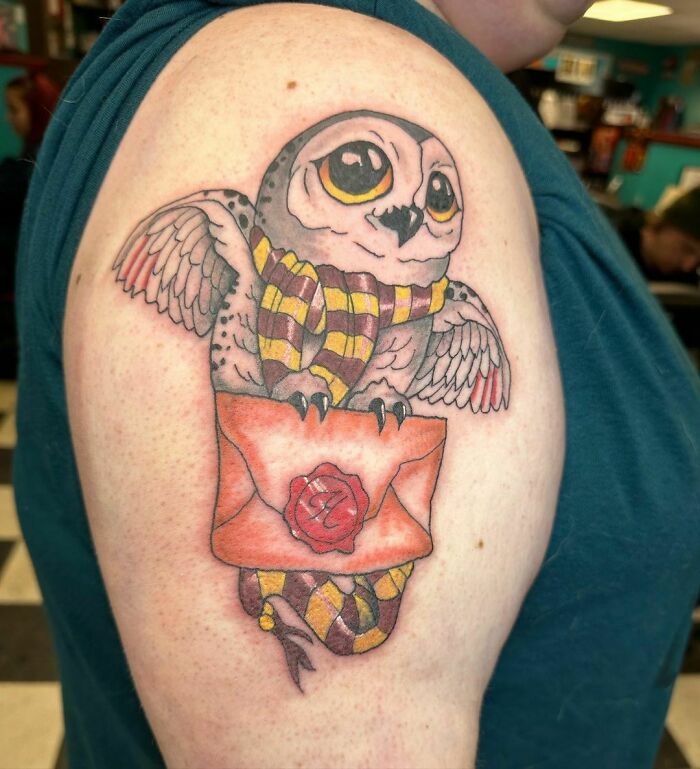 Did This Harry Potter Owl Today!
