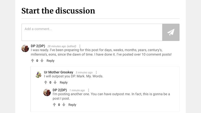 Meanwhile, At The Bottom Of This Very Challenge