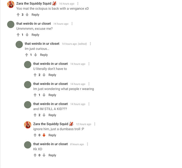 One Comment Can Say All Of This, And Bad Words Are Not Nice Zara