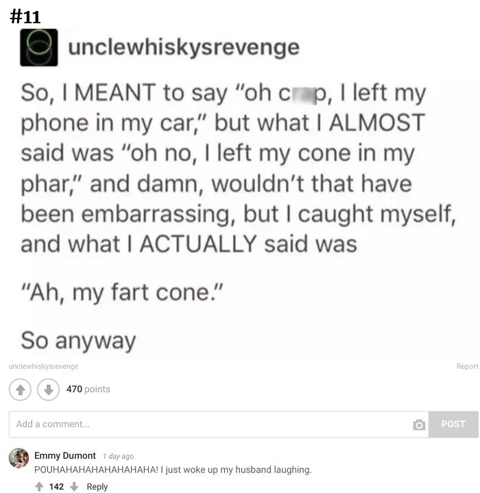 Oops, My Fart Cone. Oh Well