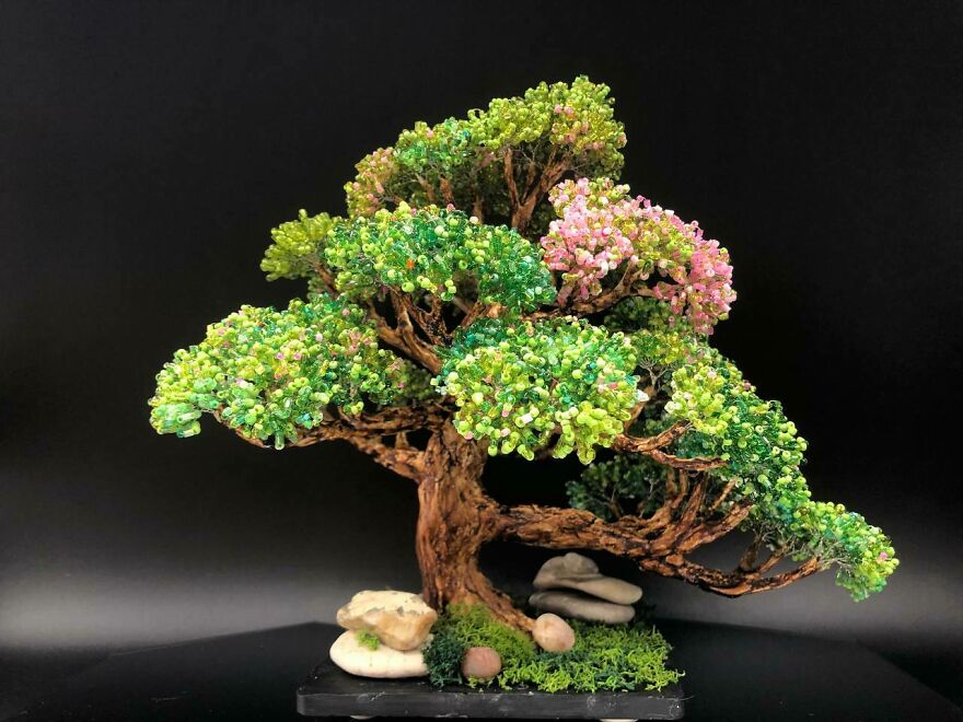 Beaded Bonsai Tree