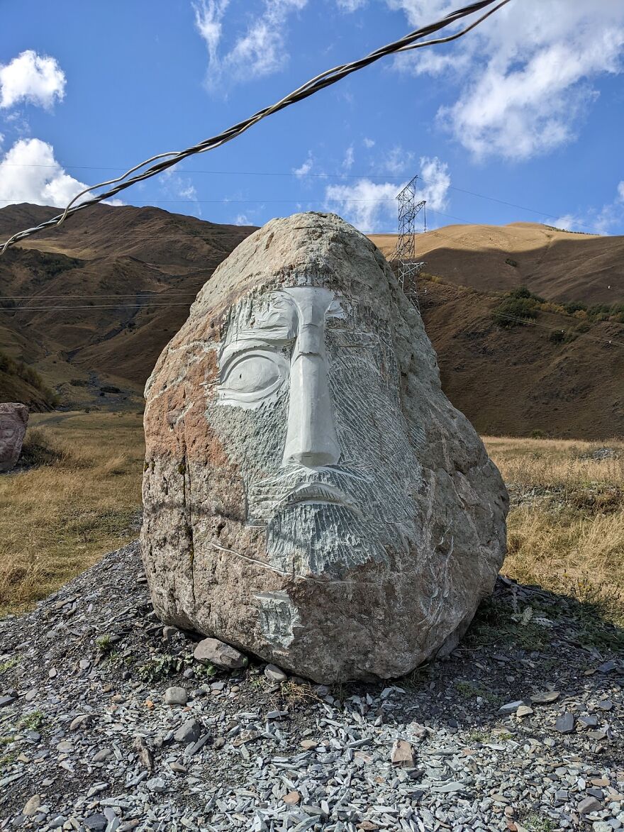 Gigantic Faces From Sno Valley Sculptures