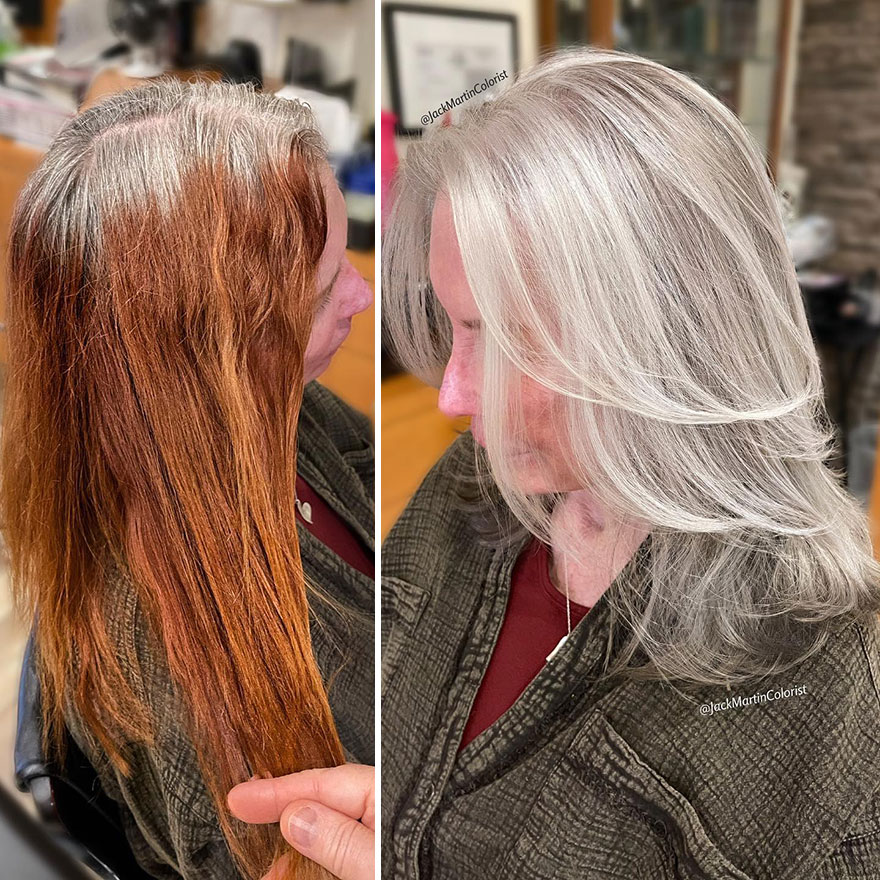 Hairdresser Refuses To Color White Strands And Creates Gray Queens (New Pics)