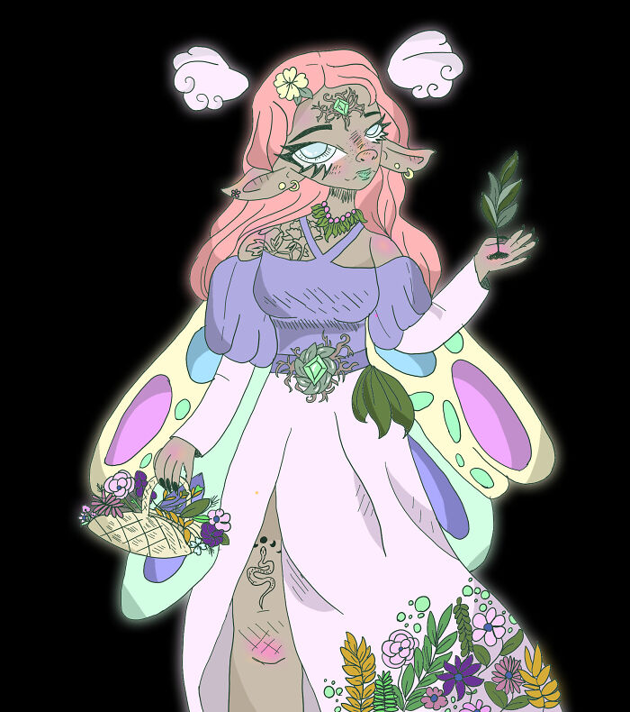 Her Name Is Fern, Made Her For An Art Collaboration (: