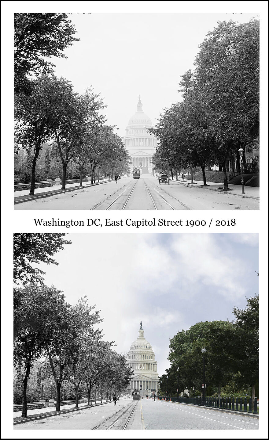 Washington Dc, East Capitol Street 1900 / 2018