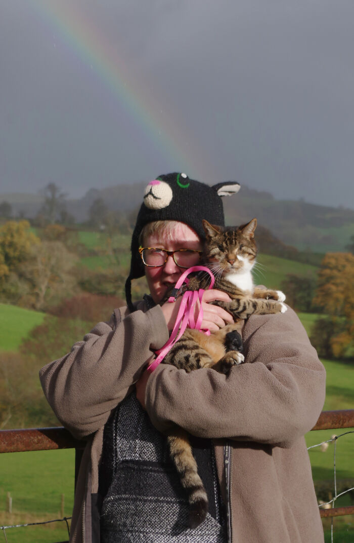 My Wife Adopted A Blind Cat That Was Rescued From The Streets Of Wrexham And This Is How Her Life Looks Now My Wife Adopted A Blind Cat That Was Rescued From The Streets Of Wrexham And This Is How Her Life Looks Now