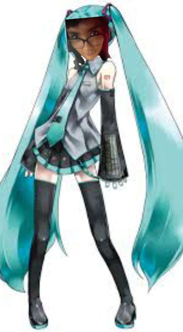 When We Cropped My Friends Face On An Anime Character