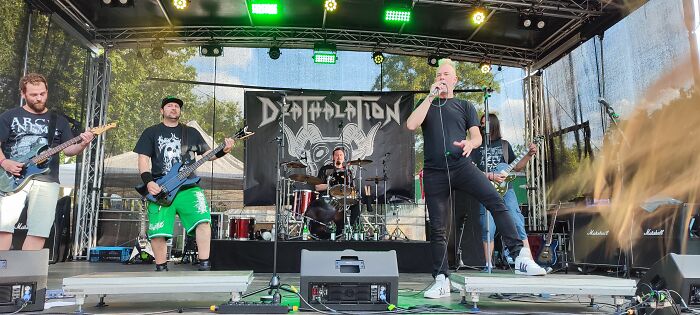 One Of My Favorite Moments In 2022 - Stage Debut Of The Band Deathalation - My Brother Is The Singer