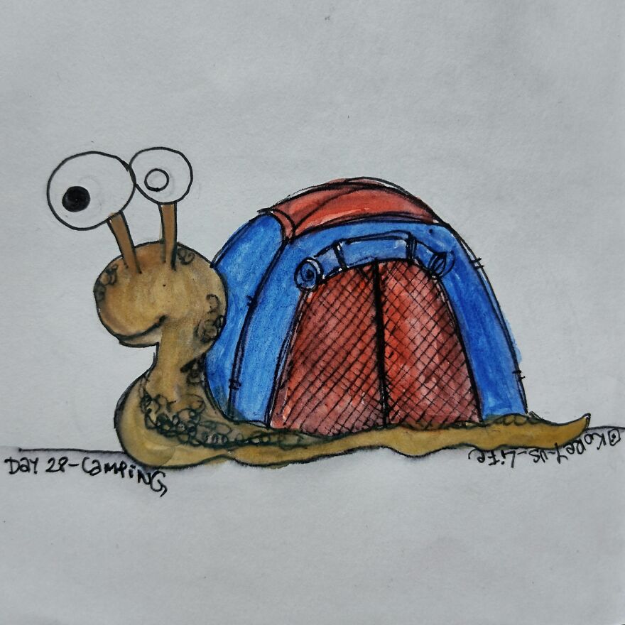 Day 28 - Camping