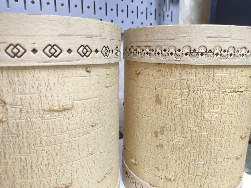 I Made Two Boxes Of Birch Bark