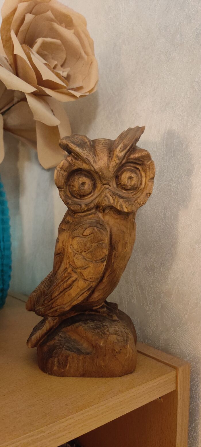 This Little Handmade Owl. We Hoot Every Morning