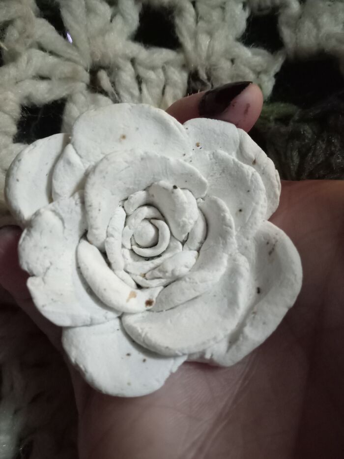A Clay Rose I Made