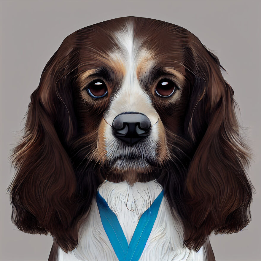 Kate, Princess Of Wales - Midjourney Imagined The Princess Of Wales As A Cavalier King Charles Spaniel, A Breed Known For Its Loving Nature, That Has Been Admired By The Royals Through Generations