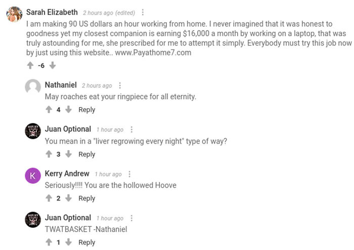 May Roaches Eat Your Ring Piece For All Eternity (Lol)