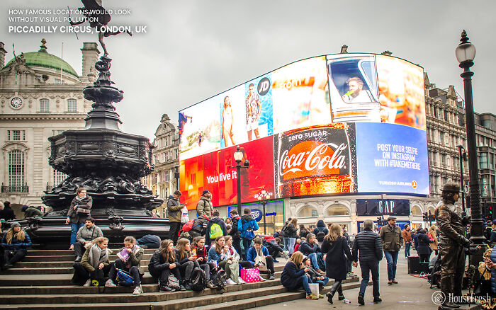 "How The World Would Look Without Billboards And Ads?": 8 Famous Locations Edited By “Hello Fresh” "How The World Would Look Without Billboards And Ads?": 8 Famous Locations Edited By “Hello Fresh”