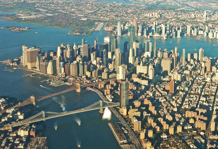 New York city from birds view 
