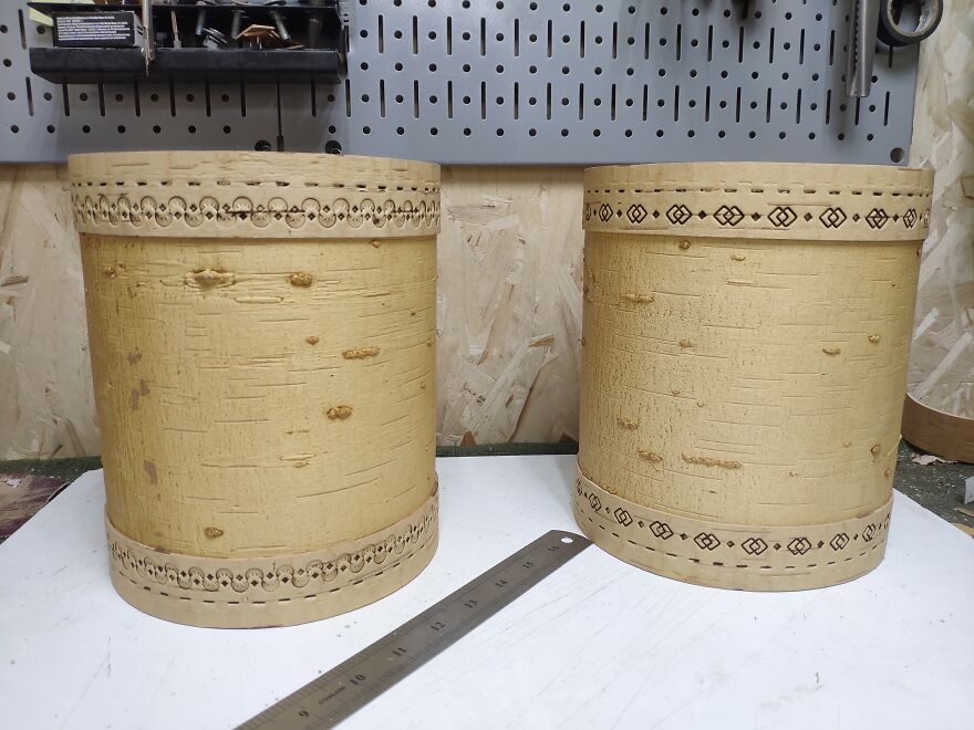 I Made Two Boxes Of Birch Bark