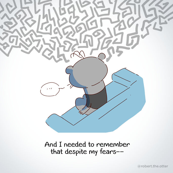 “I’m Doing My Best”: My Wholesome Comic About An Otter Who Overcame His Fears “I’m Doing My Best”: My Wholesome Comic About An Otter Who Overcame His Fears