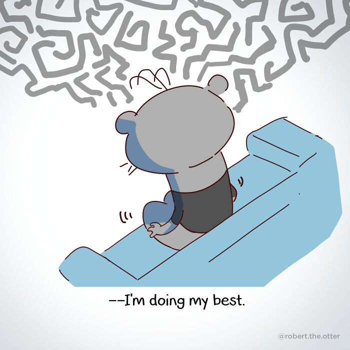“I’m Doing My Best”: My Wholesome Comic About An Otter Who Overcame His Fears “I’m Doing My Best”: My Wholesome Comic About An Otter Who Overcame His Fears