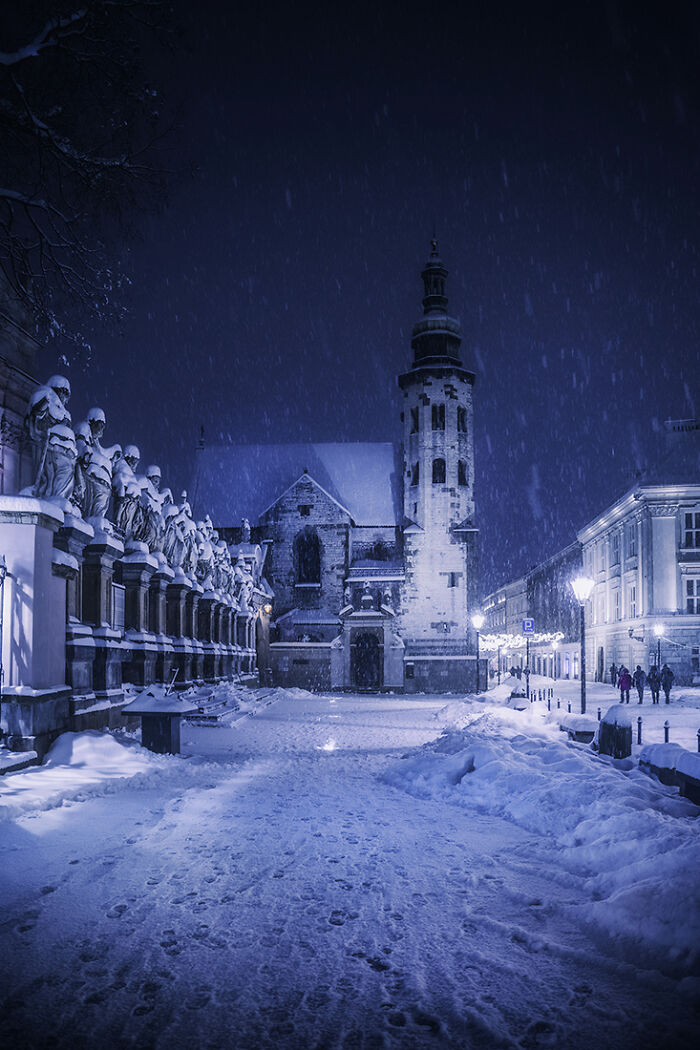 Krakow - One Of The Most Beautiful Cities In Europe Turns Into A Fairytale During Snowfall