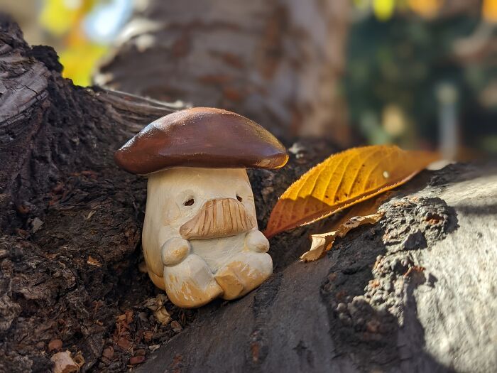 This Clay Mushroom Man
