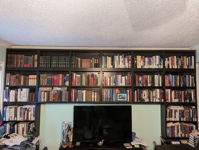 They Still Need To Be Organized, But I Think There Is Room For More Shelves And Books