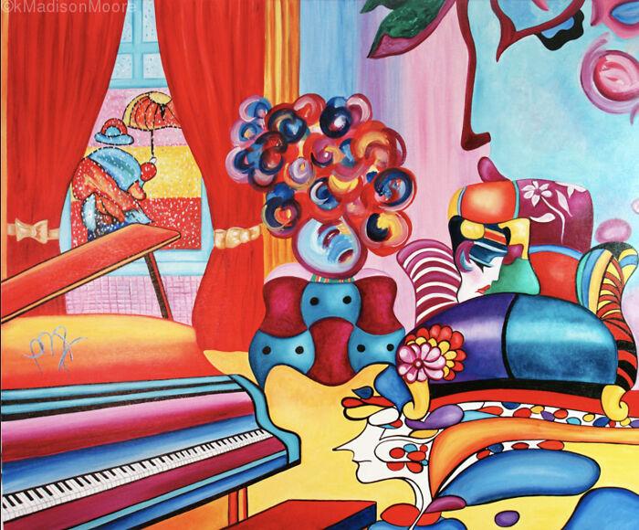 Peter's Piano - Inspired By Peter Max