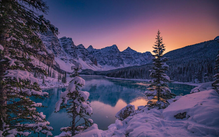 A photograph of wintery wonderland by Stanley Aryanto