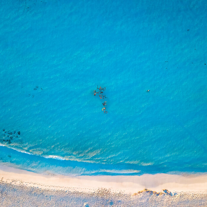 We Made An Installation And Performance Art In The Mediterranean Sea Called "Waste"