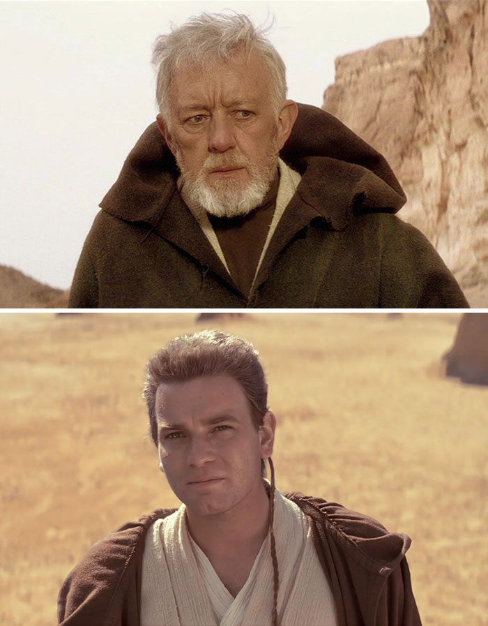 Alec Guinness, Ewan Mcgregor — Obi-Wan Kenobi