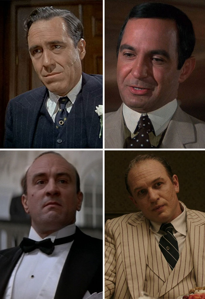 Jason Robards, Ben Gazzara, Robert De Niro, Tom Hardy — Al Capone