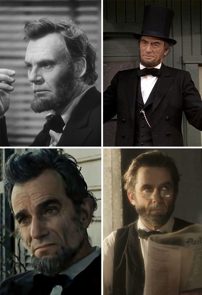Walter Huston, Gregory Peck, Daniel Day-Lewis, Billy Campbell — Abraham Lincoln