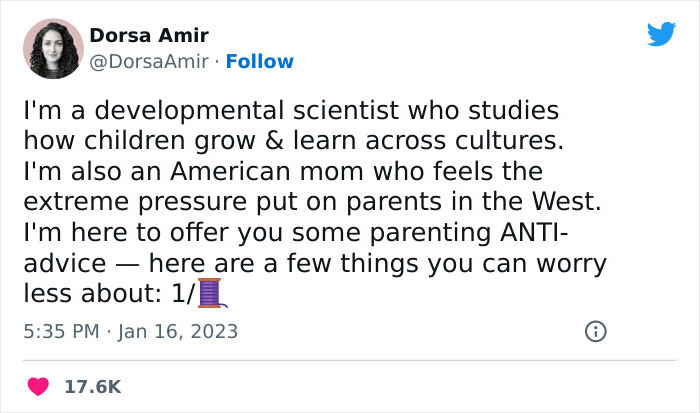 "Here Are A Few Things You Can Worry Less About": Mom Starts A Thread With "Anti-Advice" For Parents "Here Are A Few Things You Can Worry Less About": Mom Starts A Thread With "Anti-Advice" For Parents