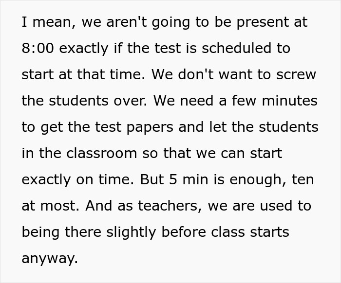 Teacher Leaves Exam Early, Forcing The School Principal To Monitor The Students Herself After Mass Malicious Compliance Ensues Teacher Leaves Exam Early, Forcing The School Principal To Monitor The Students Herself After Mass Malicious Compliance Ensues