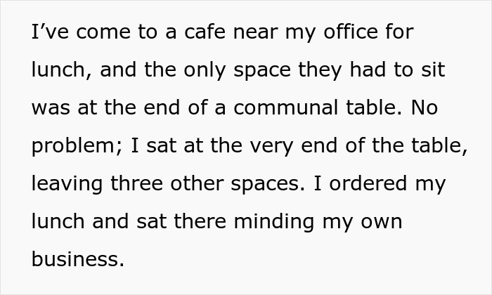 Cafe Visitor Takes Revenge On ‘Karen’ Customers Who Told Them To Move To Another Table Even Though They Got There First