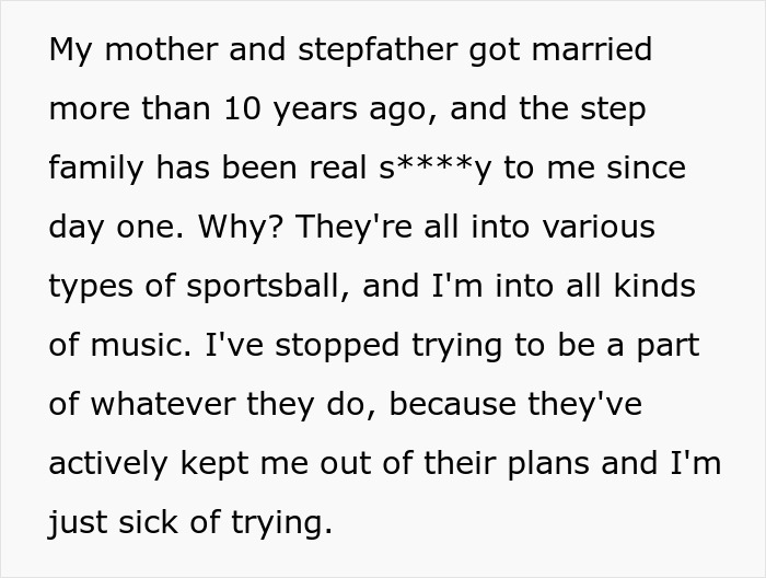 Man Complains Stepson Never Wears The Clothes He Buys Him Despite Him Saying They're Always Too Small, So Stepson Surprises Him On His Birthday Man Complains Stepson Never Wears The Clothes He Buys Him Despite Him Saying They're Always Too Small, So Stepson Surprises Him On His Birthday