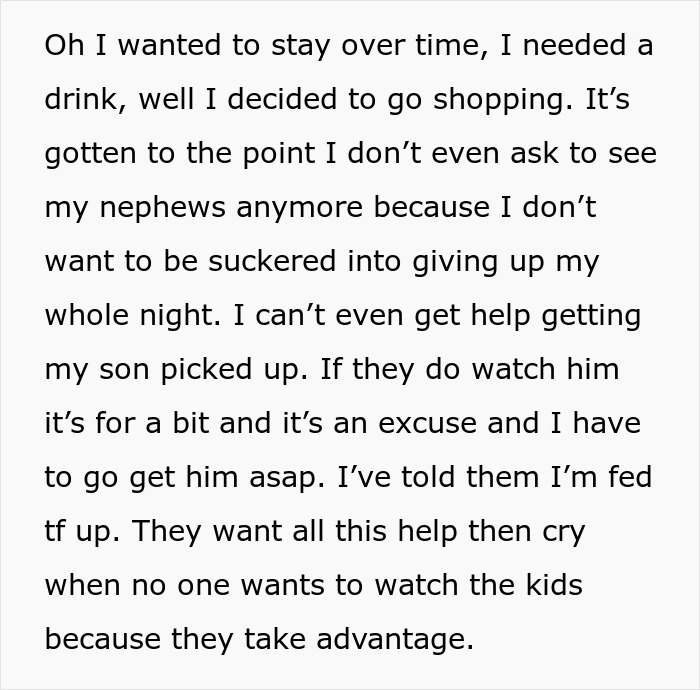 "40 Calls, No One Is Answering": Tired Of Being A Free Babysitter, Guy Drops Nephews At A Bar Where SIL Is, Accidentally Uncovers She's Cheating "40 Calls, No One Is Answering": Tired Of Being A Free Babysitter, Guy Drops Nephews At A Bar Where SIL Is, Accidentally Uncovers She's Cheating