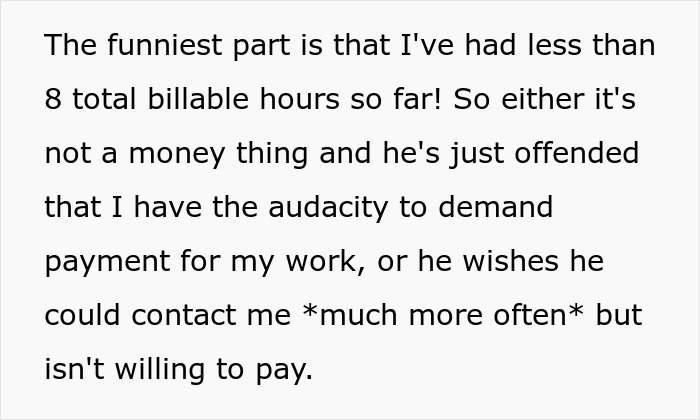 Employee Quits And Charges 3 Times His Salary To Answer Any Questions, Ex-Boss Is Furious Employee Quits And Charges 3 Times His Salary To Answer Any Questions, Ex-Boss Is Furious