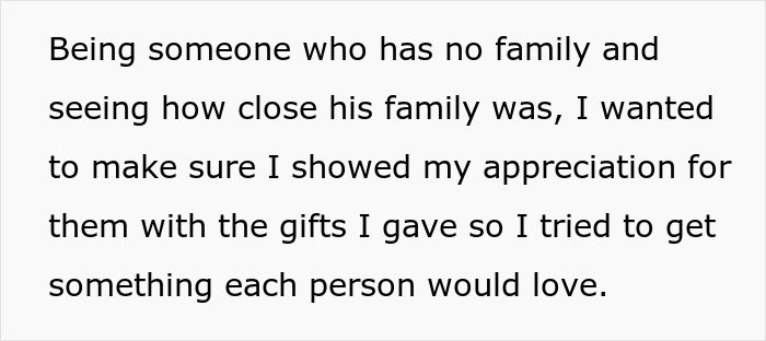 Woman Asks Whether She’s In The Wrong For Gifting Her Fiance’s Family Christmas Gifts That Were “Too Personal” After They Cause A Scene