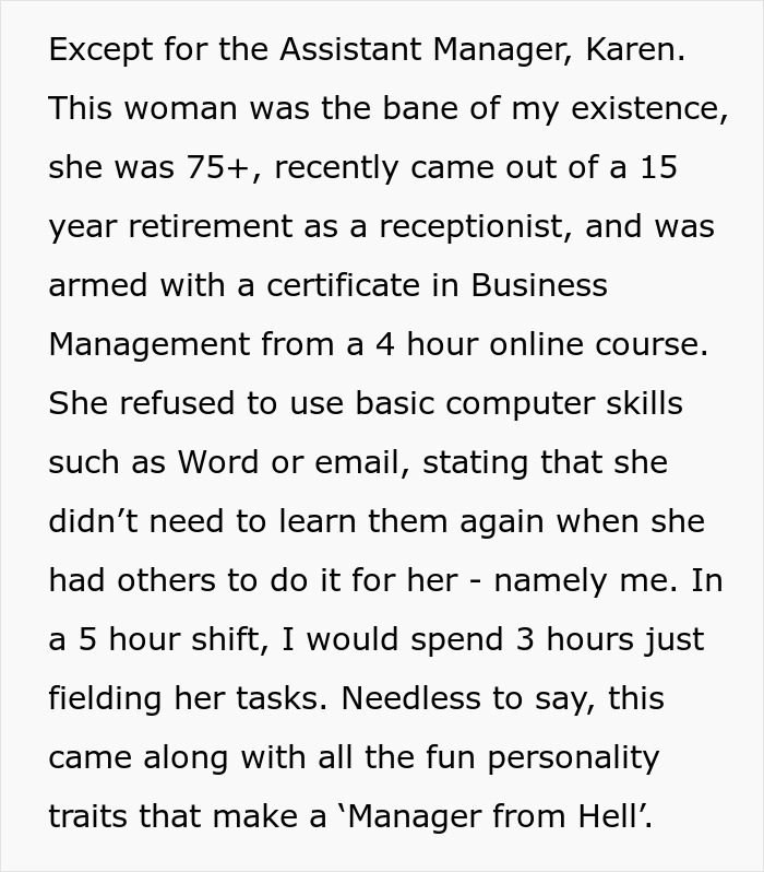 "A Monkey Could Do Your Job": Karen Manager Orders Employee To Print A Video File, Gets Fired "A Monkey Could Do Your Job": Karen Manager Orders Employee To Print A Video File, Gets Fired