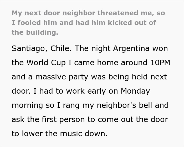 "Third Strike, Bye Bye": Guy Makes Annoying Neighbor Break The Rules By Throwing A Fake Party