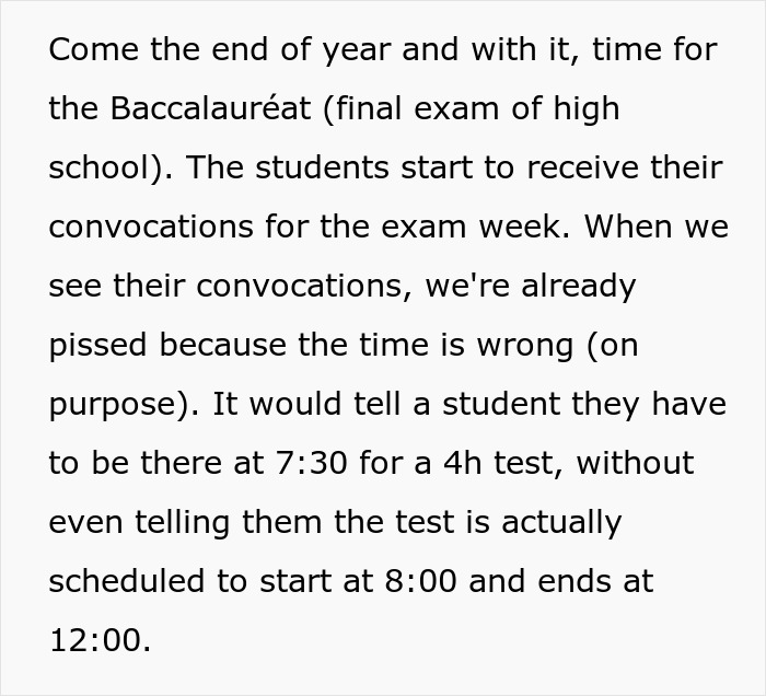 Teacher Leaves Exam Early, Forcing The School Principal To Monitor The Students Herself After Mass Malicious Compliance Ensues Teacher Leaves Exam Early, Forcing The School Principal To Monitor The Students Herself After Mass Malicious Compliance Ensues