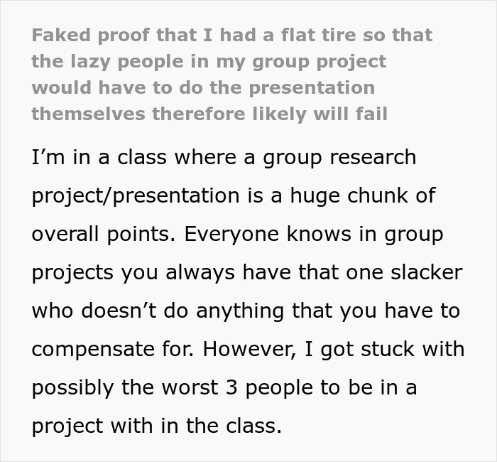 “Ignored”: Student Is Left To Do An Entire Group Project On Her Own Because Nobody Cares, Pulls Petty Revenge To Teach Them A Lesson “Ignored”: Student Is Left To Do An Entire Group Project On Her Own Because Nobody Cares, Pulls Petty Revenge To Teach Them A Lesson
